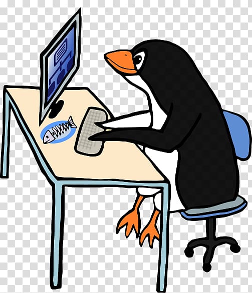 Penguin Computer , linux transparent background PNG clipart