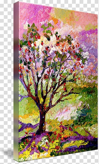 Painting Floral design Modern art Abstract art, Watercolor Painting tree transparent background PNG clipart