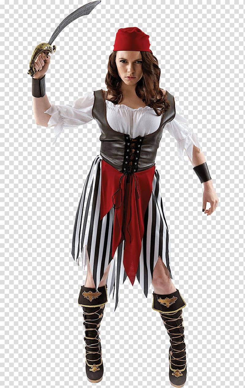 Piracy Costume party Woman Clothing, masquerade transparent background PNG clipart