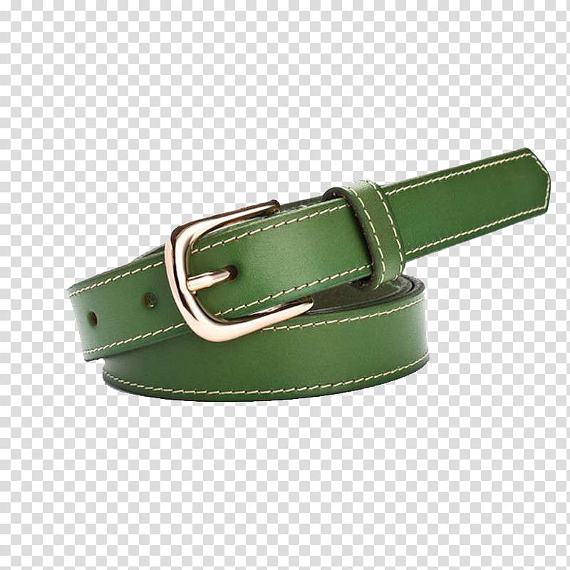 Belt Fashion accessory Leather Gucci, Dark green belt transparent background PNG clipart
