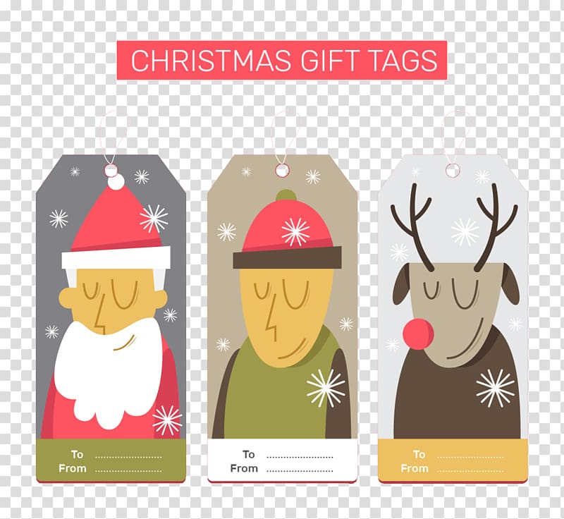 Gift Christmas Gratis, Christmas gift tag transparent background PNG clipart