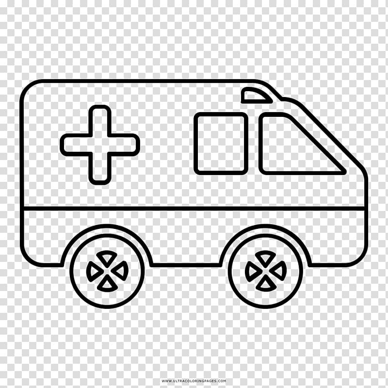 Car Coloring book Drawing Ambulance Ausmalbild, car transparent background PNG clipart