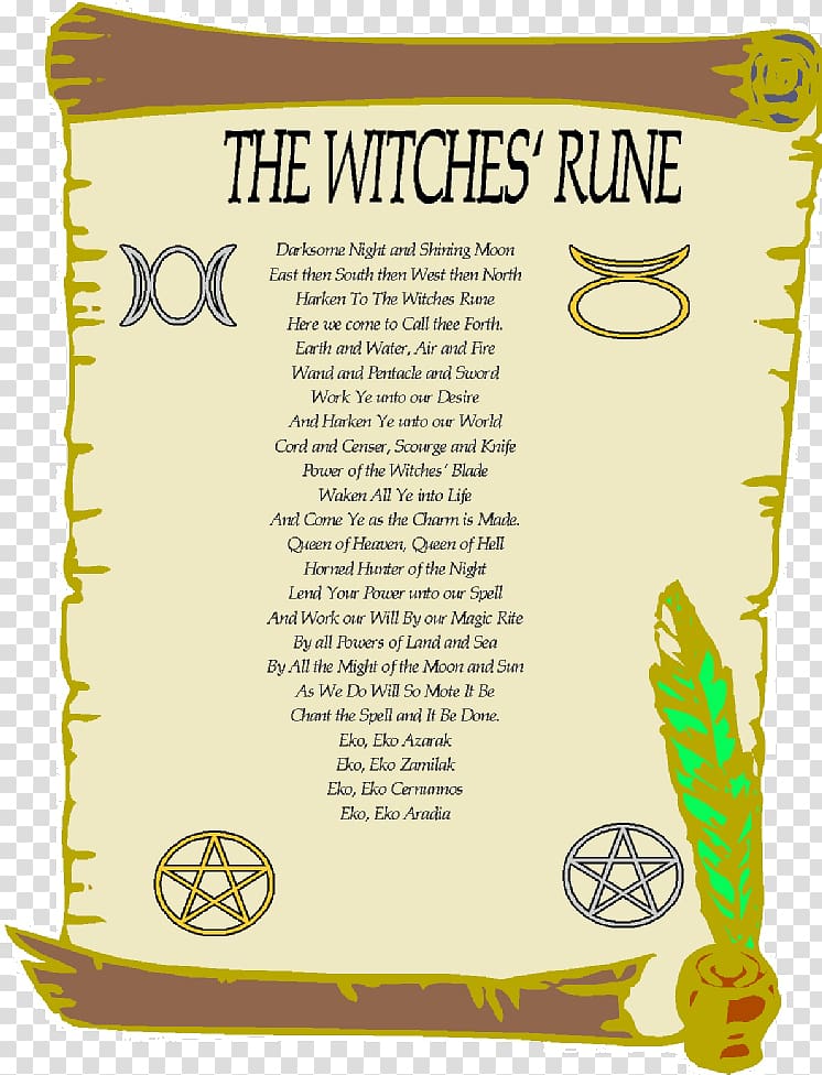 Wiccan Rede Witchcraft Poetry Paganism, palm Circle transparent background PNG clipart