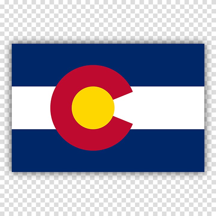 Flag of Colorado Bumper sticker Decal, outdoor advertising panels transparent background PNG clipart