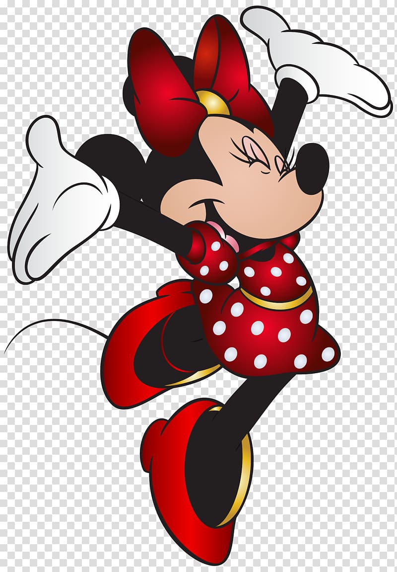 Minnie Mouse Mickey Mouse Donald Duck Daisy Duck, MINNIE transparent background PNG clipart