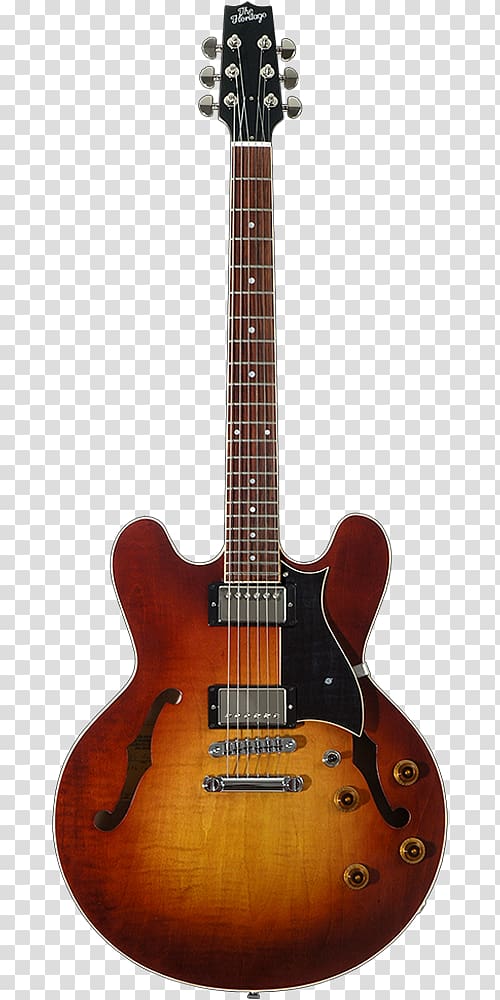 Gibson ES-335 Twelve-string guitar Fender Telecaster Thinline Semi-acoustic guitar Ibanez Artcore series, musical instruments transparent background PNG clipart