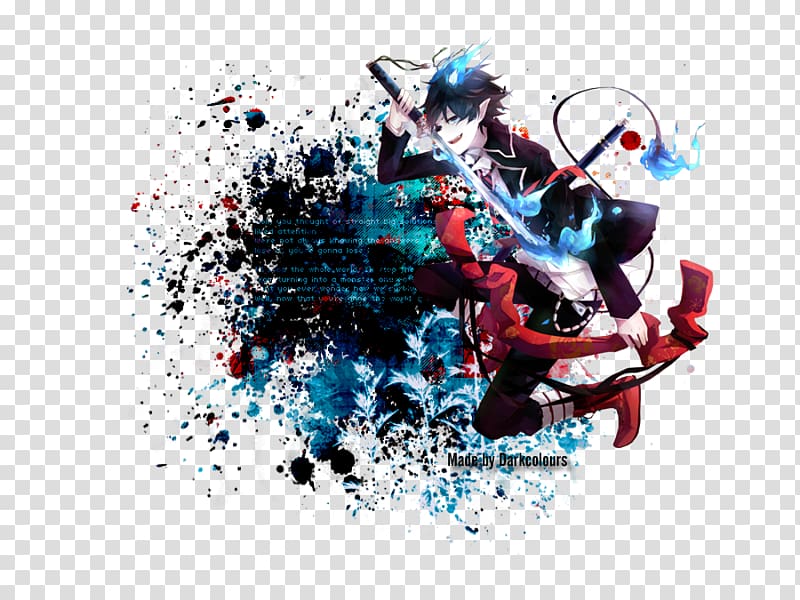 Rin Okumura Rendering Blue Exorcist 3D computer graphics, Blue Exorcist transparent background PNG clipart