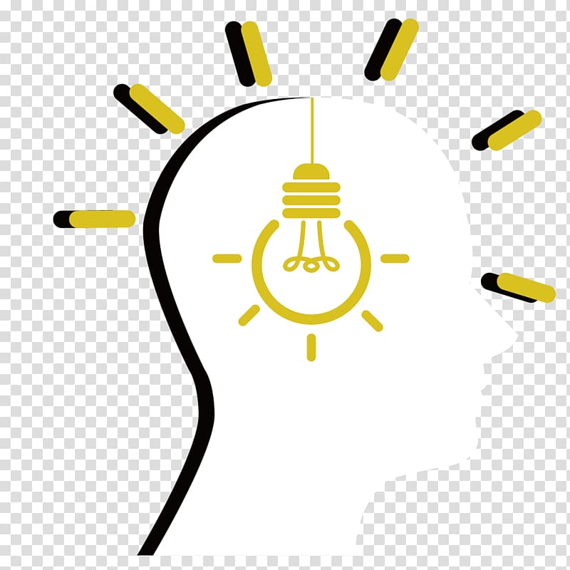 Idea Icon, brain bulb transparent background PNG clipart