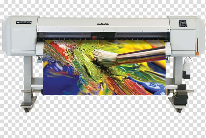Wide-format printer Mutoh Europe nv Printing Dye-sublimation printer, ink like transparent background PNG clipart