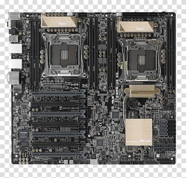 Motherboard ASUS Z10PE-D8 WS Graphics Cards & Video Adapters Xeon, Ssi Ceb transparent background PNG clipart