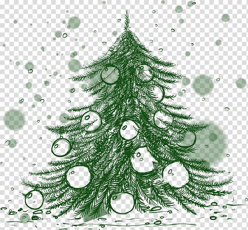 Christmas tree Rubber stamp Christmas decoration, christmas tree transparent background PNG clipart