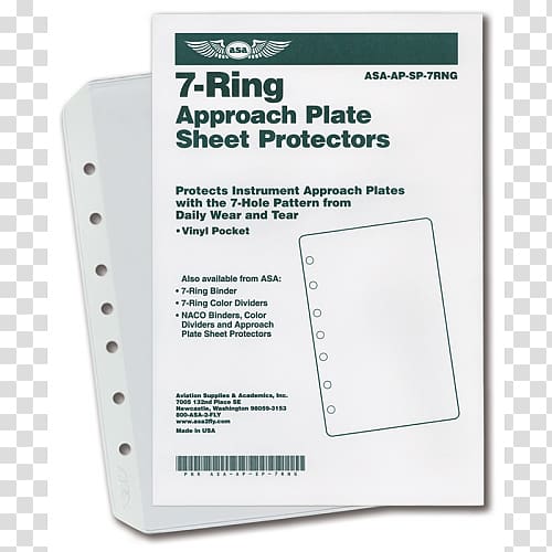 Approach plate Punched pocket Ring binder 0506147919 Aircraft, sheet Pocket transparent background PNG clipart
