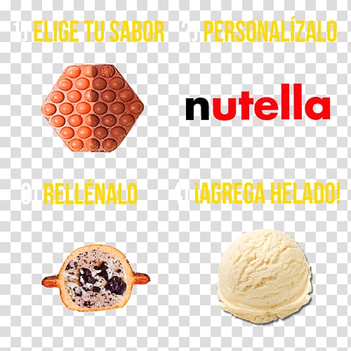 Ice cream Egg waffle Wafer Bogotá, bubble Waffle transparent background PNG clipart