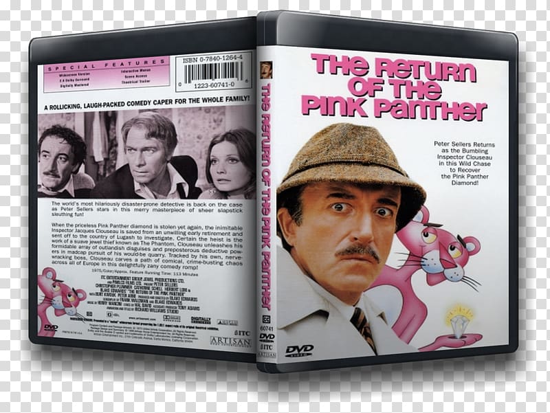 Peter Sellers The Return of the Pink Panther Film Pink Panther jewel, THE PINK PANTHER transparent background PNG clipart