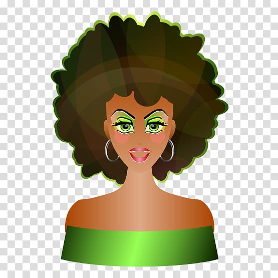 Afro-textured hair Woman , african american woman transparent background PNG clipart