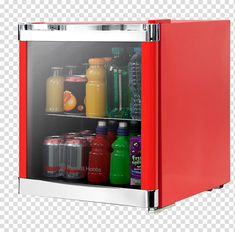 Refrigerator Wine cooler Freezers Glass Drink, single glass door transparent background PNG clipart