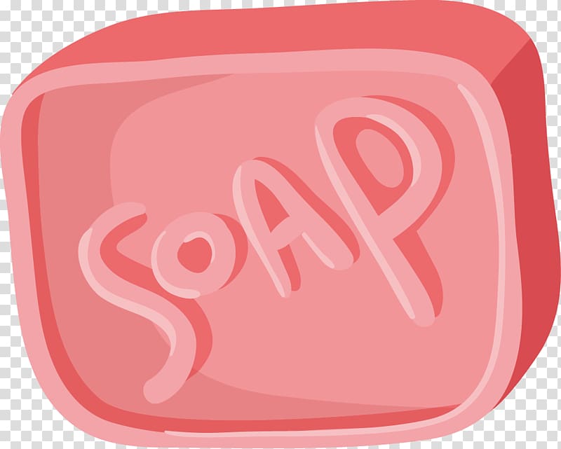 Soap, Soap pink transparent background PNG clipart