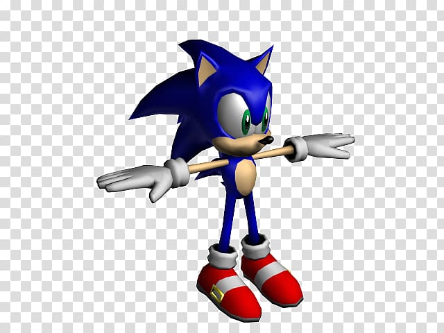 Sonic Unleashed Sonic 3D Blast Sonic Free Riders Sonic Rush Sonic Lost World, low poly character t pose transparent background PNG clipart