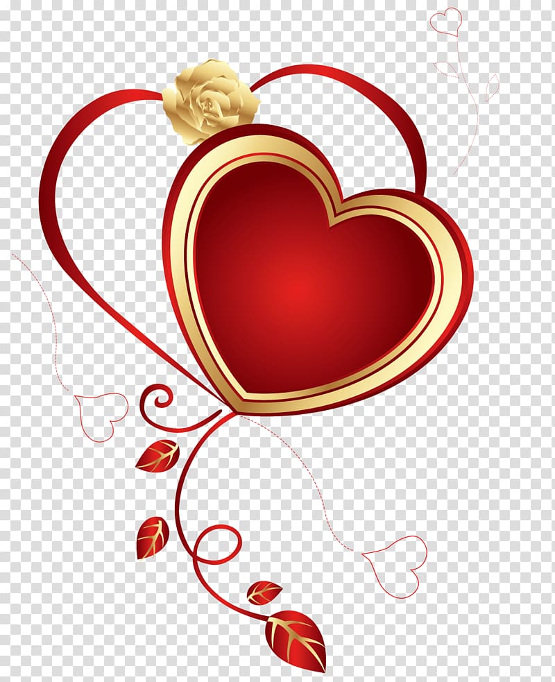 Heart Valentine\'s Day , A delicate heart-shaped transparent background PNG clipart