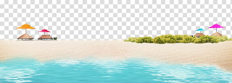 beach shore illustration, Playa de la Arena Beach Seawater, Beach elements transparent background PNG clipart