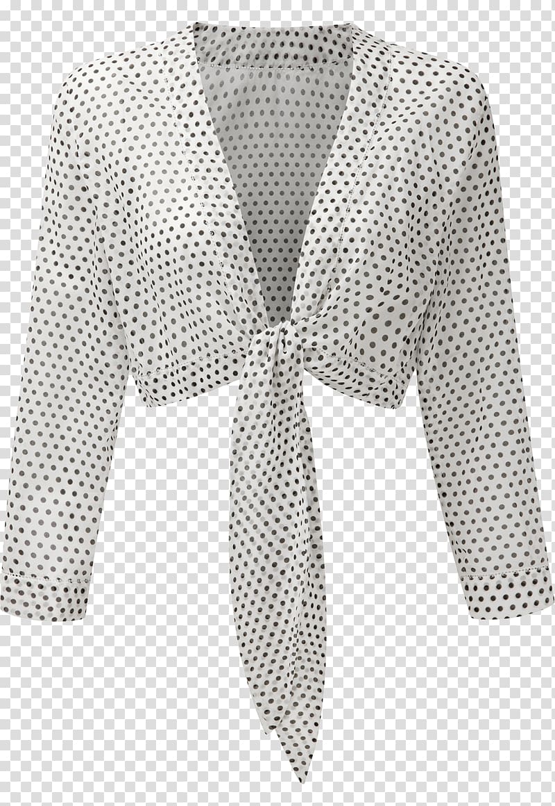 Polka dot Blouse Necktie Shirt Clothing, bezel blouse transparent background PNG clipart