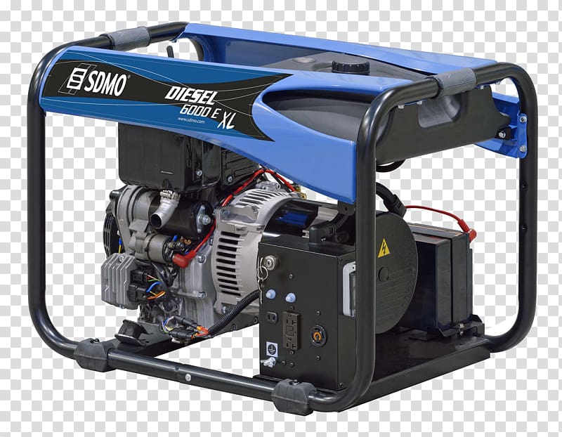 Electric generator Diesel generator Engine-generator Electricity Electric motor, engine transparent background PNG clipart