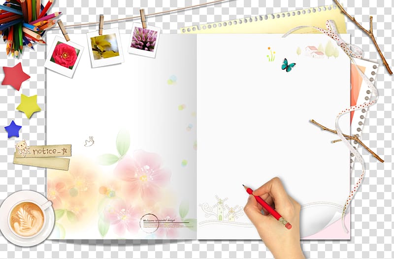 Paper Notebook Pencil , notebook transparent background PNG clipart
