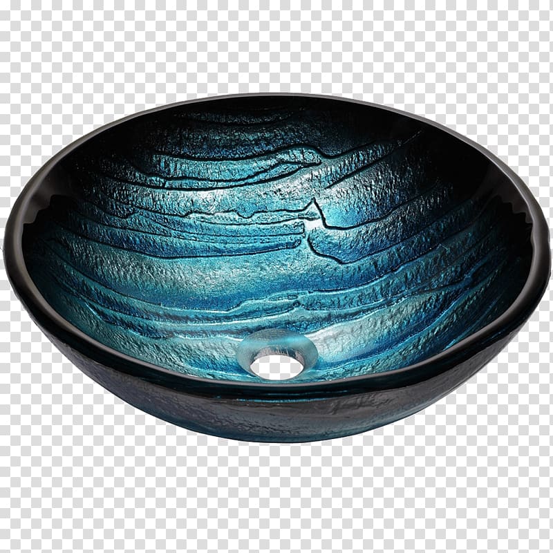 Bowl sink Glass Tap Bathroom, sink transparent background PNG clipart