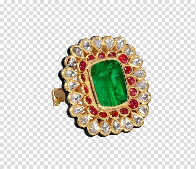 Emerald Earring Kundan Jewellery, emerald transparent background PNG clipart