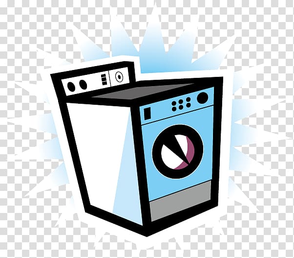 Washing machine, Monocular blue cartoon washing machine transparent background PNG clipart