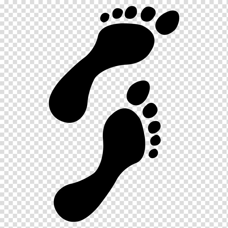 Drawing Footprint Black and white , others transparent background PNG clipart