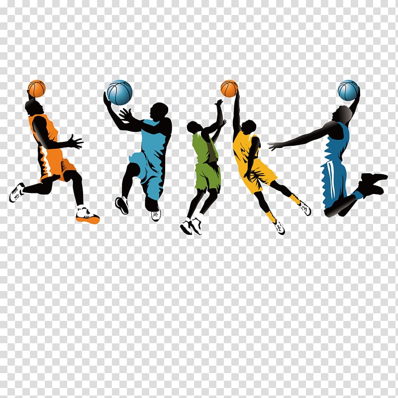 basketball players , Basketball Illustration, Basketball game transparent background PNG clipart