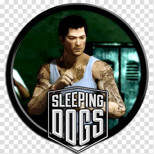 Sleeping Dogs Facial hair Logo Brand Square Enix Europe, dog lying transparent background PNG clipart