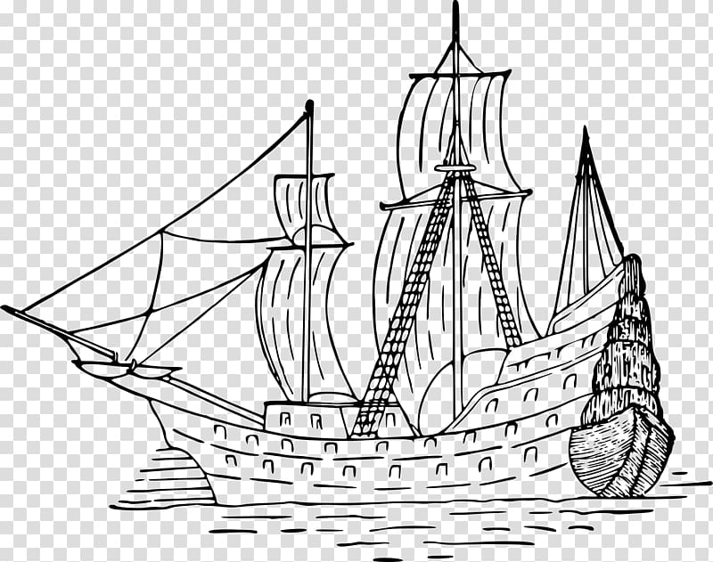 Sailing ship Drawing Boat, pirate ship transparent background PNG