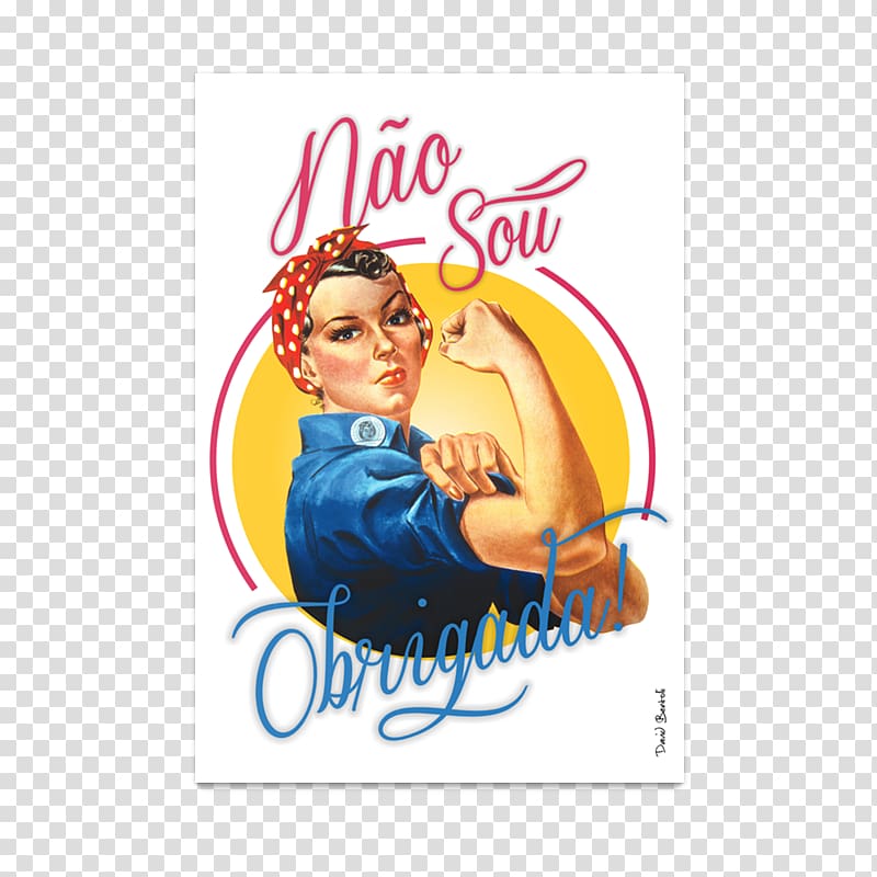Work of art Poster Rosie the Riveter Canvas, Poster Retro Sombrero transparent background PNG clipart
