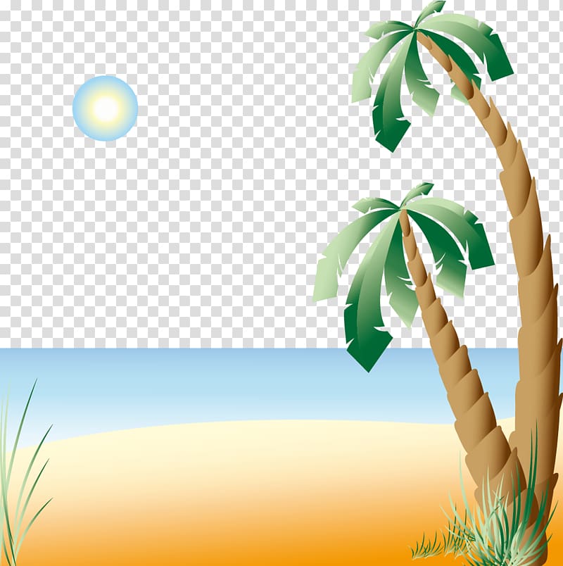 Seaside resort, material beach transparent background PNG clipart