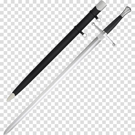 Sword 14th century 1400s Hundred Years\' War Knight, Sword transparent background PNG clipart