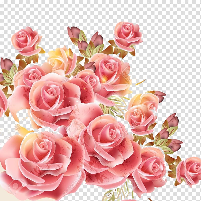 Rose , Watercolor roses transparent background PNG clipart