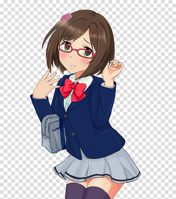 The Idolmaster Cinderella Girls Mobage The Idolmaster: Cinderella Girls Starlight Stage Glasses Waifu, blog transparent background PNG clipart