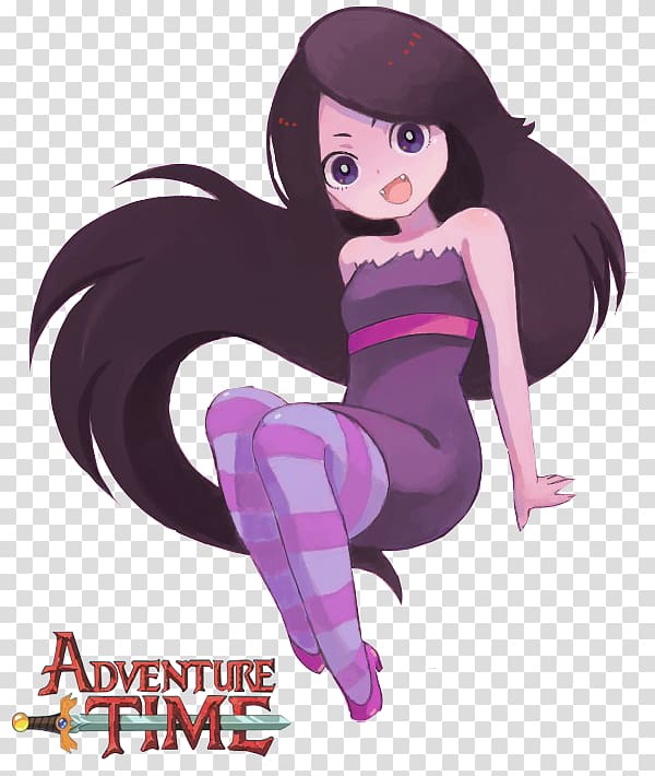 Marceline the Vampire Queen Adventure Time Anime, Adventure time chibi transparent background PNG clipart