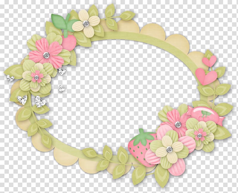 Paper Frames , floral spring frame transparent background PNG clipart