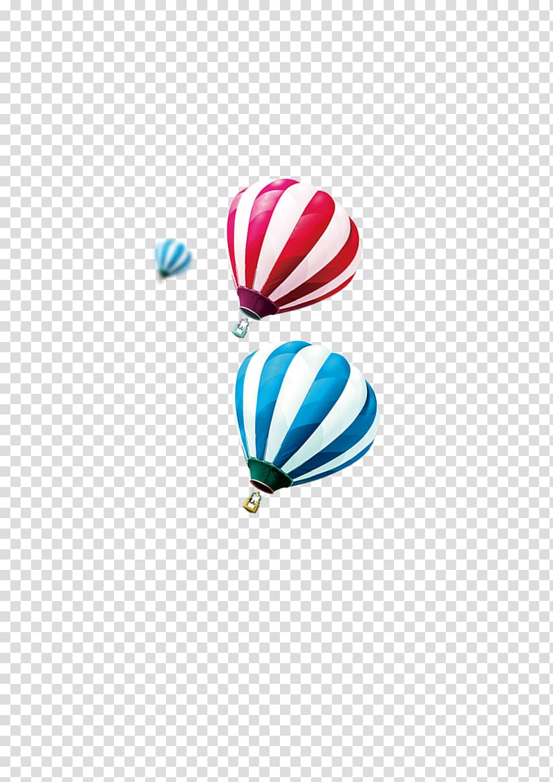 Balloon Creativity, blue pink hot air balloon transparent background PNG clipart