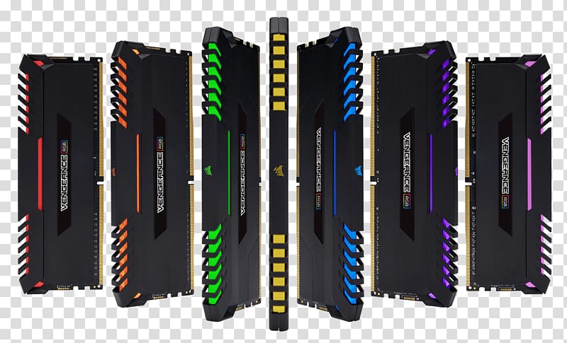 DDR4 SDRAM Corsair Components Corsair Vengeance RGB DDR4 Computer memory, others transparent background PNG clipart