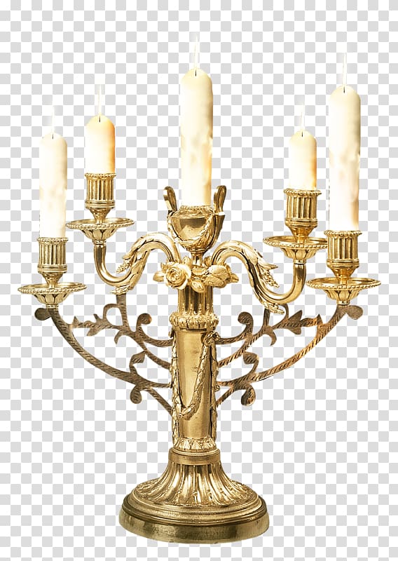 Candlestick Light fixture, Candle transparent background PNG clipart