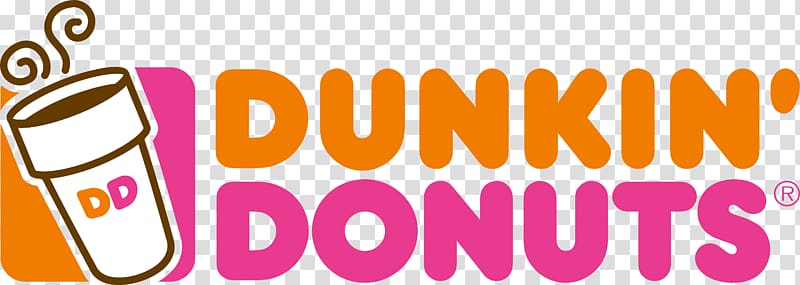 Dunkin\' Donuts Logo Brand Product, Food infographic transparent background PNG clipart