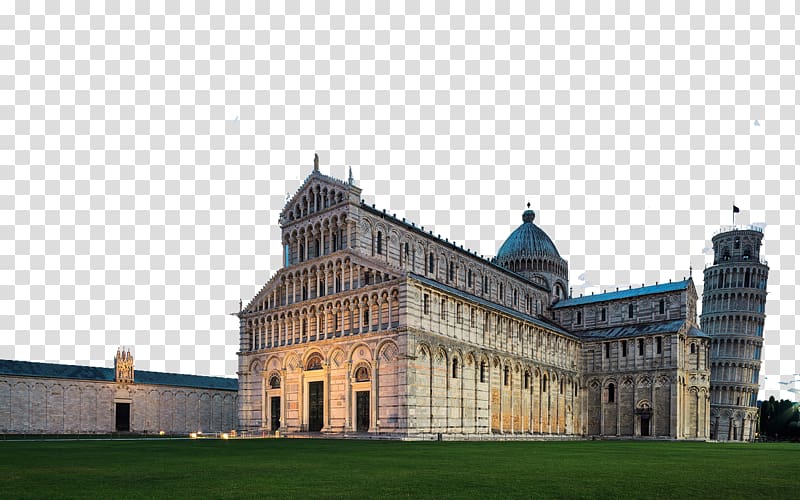 Leaning Tower of Pisa Pisa Cathedral Piazza dei Miracoli Baptistery, Italy Leaning Tower of Pisa three transparent background PNG clipart