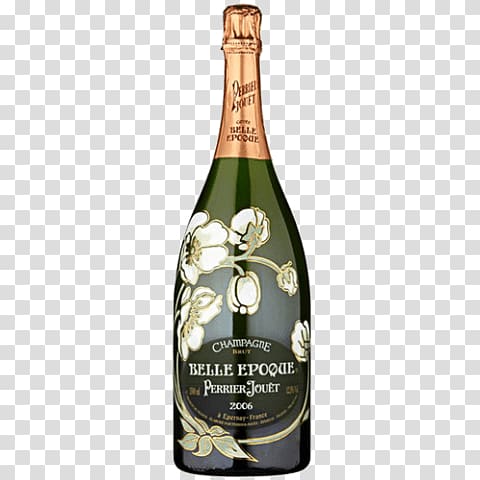 2006 Belle Epoque champagne bottle illustration, Perrier Jouët Belle Epoque 2006 transparent background PNG clipart