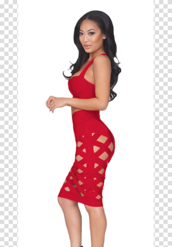 Polka dot Bandage dress Fashion, dress transparent background PNG clipart