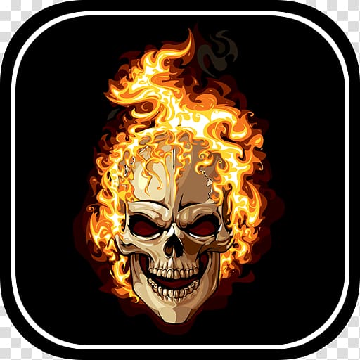 Human skull symbolism Light Flame Combustion, skull transparent background PNG clipart