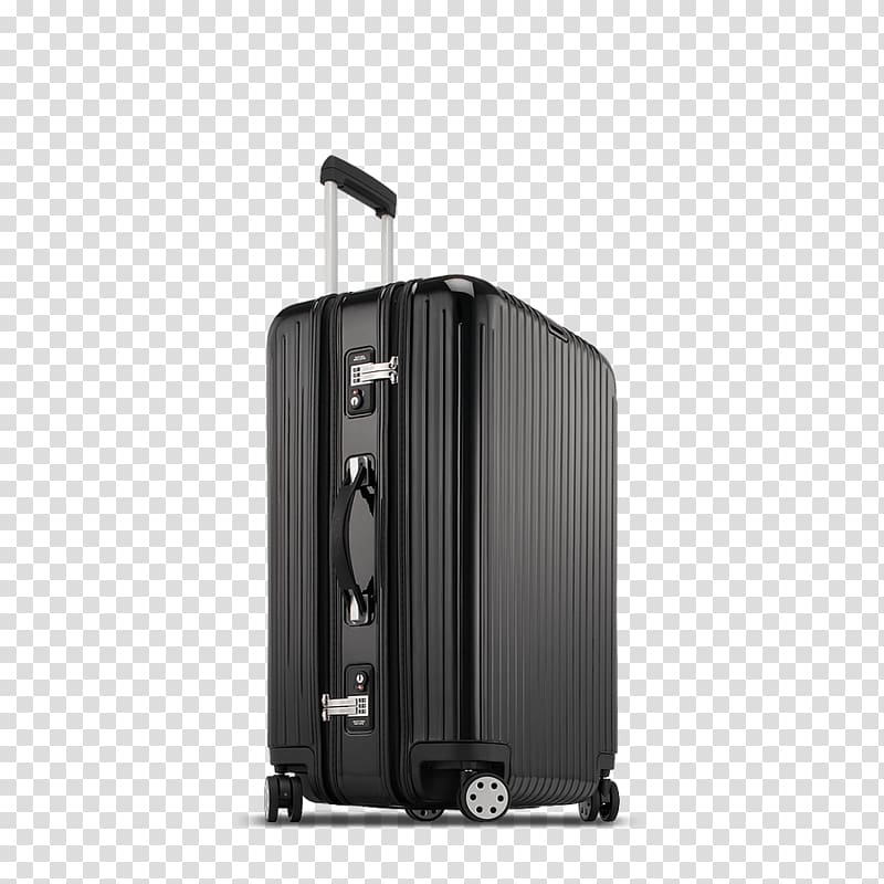 black luggage , Rimowa Suitcase Baggage, Luggage transparent background PNG clipart
